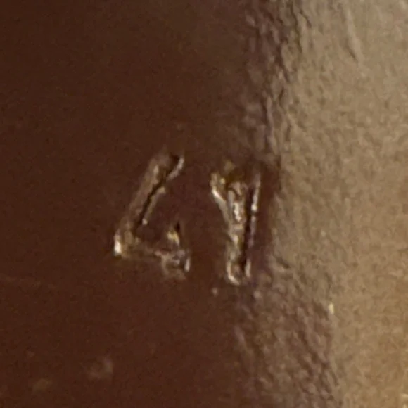 Bloomingdale's leather upper lining and sole Croc-Patterned kitten Heels Italy - Picture 14 of 15